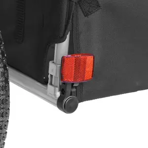 Remorque vélo utilitaire maxi avec fixation axe de roue remorque P2R image-4