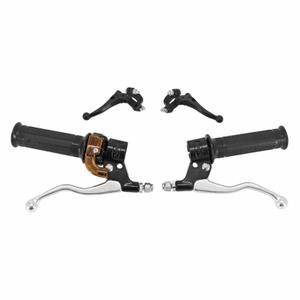 Mini kit de manípulos de alavanca em metal e plástico P2R Targa