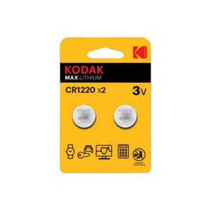 Set di 2 batterie a bottone P2R CR1220 Lithum Kodak