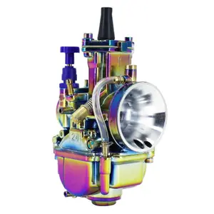 Förgasare med power jet mellan polerad luft + vridbar armbåge + choker av dragtyp P2R PWK 26 image-0