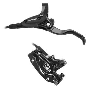 199112-front-hydraulic-disc-brake-black-double-piston-system-hose-with-adapter-p2r-clarks-clout-black-one-size