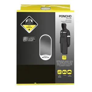 Poncho impermeable para adulto con capucha P2R image-1