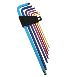 Conjunto de 7 peças de chaves allen com cabeça de bola P2R image-0