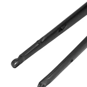 Carbon forks Smooth tapered aluminum handlebars P2R 700C image-3