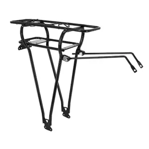 Porte-bagages arrière vélo à tringles double avec support baterrie P2R Ansmann