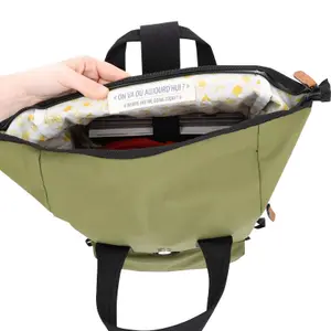 Sacoche arrière fixation crochets sur porte bagage P2R Hapo G Roll Top image-2