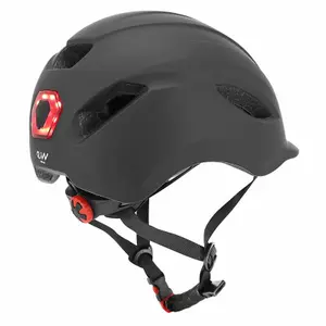 Bike helmet with built-in light, indicator + handlebar control with dial adjustment P2R Urbain/City image-6