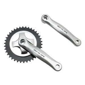 City crankset aluminum chainring P2R 38D. 5-8V. image-0