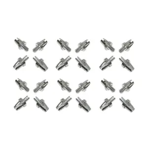Bag of 25 hollow screw tensioner bicycle cable slit aluminum P2R M 7 L10 mm