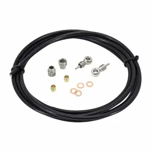 Universal disc brake hose (complete kit with fixings) for hydraulic hose P2R Shimano
