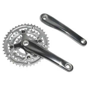 Aluminum crankset (box) removable chainrings P2R 9-8V. 170 mm 42-32-22