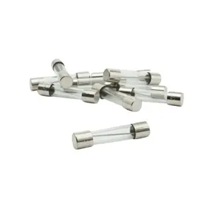 Okrągły szklany bezpiecznik, opakowanie 10 sztuk P2R image-0