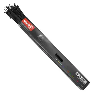 Box mit 100 Edelstahl-Speichen, gewinkelter Kopf mit Nuss P2R 258 mm