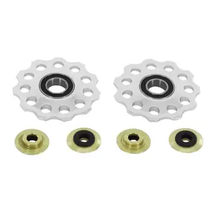 Juego de 2 rodillos de desviador de bicicleta con rodamientos P2R 9-10V image-1