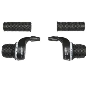 Mountain bike shifter with pair of liners - twist grip P2R Indexe Type Gripshift 7 V image-0