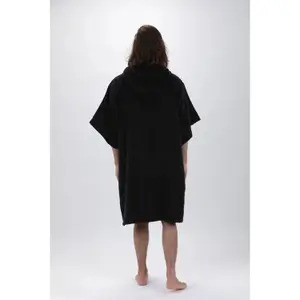 Poncho de surf avec manches noir Pacifique Sud image-3