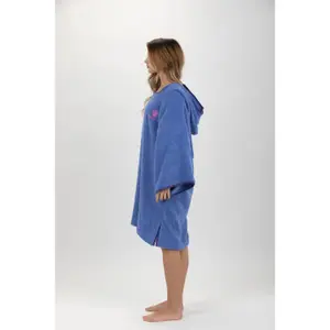 Poncho de surf avec manches violet femme Pacifique Sud image-1