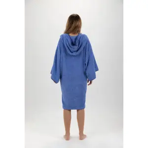 Poncho de surf avec manches violet femme Pacifique Sud image-2