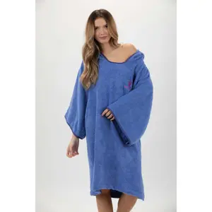 Poncho de surf avec manches violet femme Pacifique Sud image-5