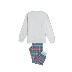 Checked long-sleeve pyjamas for kids Paddington image-1