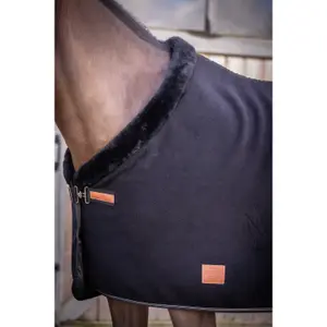 Camisa polar para cavalo diagonal Paddock Sports image-3