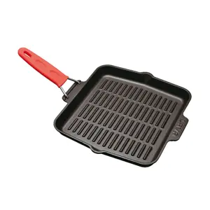 Padella grill con manico in filo Paderno image-0