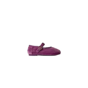 Velvet ballerinas for kids Paez Mary Jane image-0