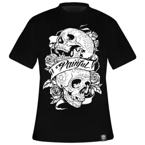 Tričko Painful Clothing Double Skull image-1