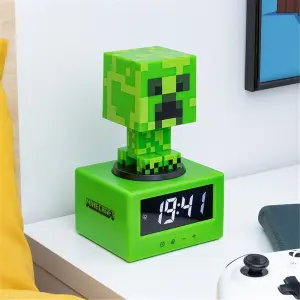 Ρολόι Ξυπνητήρι Παιδιού Paladone Minecraft Creeper Icon image-0