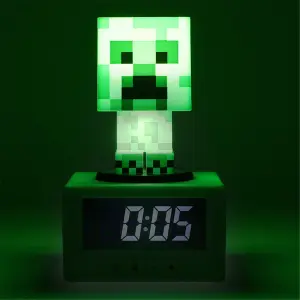 Ρολόι Ξυπνητήρι Παιδιού Paladone Minecraft Creeper Icon image-2