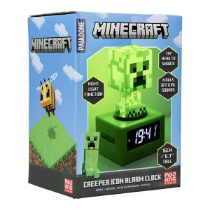 Ρολόι Ξυπνητήρι Παιδιού Paladone Minecraft Creeper Icon image-3