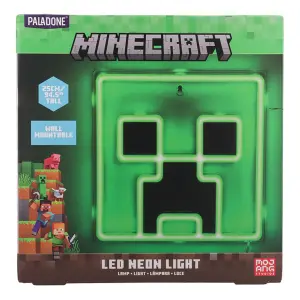 Φωτεινή επιγραφή τοίχου παιδιού Paladone Minecraft Creeper image-3