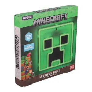 Φωτεινή επιγραφή τοίχου παιδιού Paladone Minecraft Creeper image-4