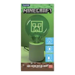 Éjjeli fény Paladone Minecraft Creeper Neon B