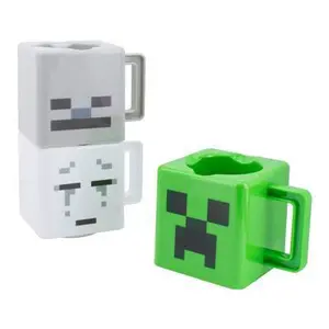 Tazza Mondo Commercio e Tecnologia Bambino Paladone Minecraft Stacking (x3) image-0
