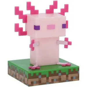 Nightlight Paladone Minecraft Icon Axolotl image-0