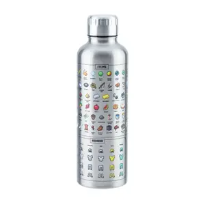 Metal water bottle Paladone Minecraft image-0