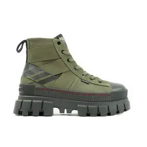 Botas Palladium Revolt Hi Army image-0