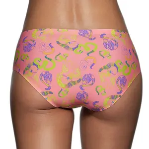 Cuecas femininas Paloma Pink Neon Panthersnake Classic image-1