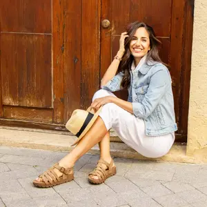 Sandales en velour femme Panama Jack Sasha B2 image-3