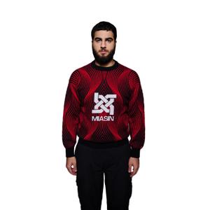 paolo-pullover-miasin-paolo-rot-schwarz-weiss