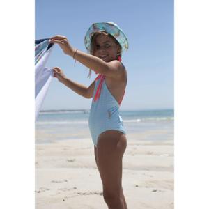 Baby girl 1-piece swimsuit Paper Boat Gingham splash image-2