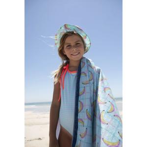 Baby girl 1-piece swimsuit Paper Boat Gingham splash image-3