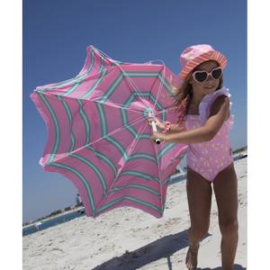Costume da bagno 1 pezzo da bambina Paper Boat Beach Stripes and Bows image-4