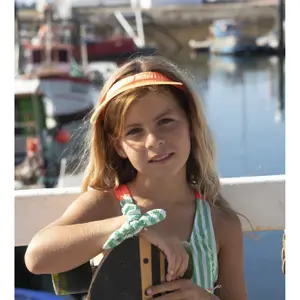 Λαστιχάκι μαλλιών για κορίτσι Paper Boat Pop stripes image-3