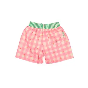 Κλασικό Σορτς Μπάνιου Παιδικό Paper Boat Gingham Stars image-1