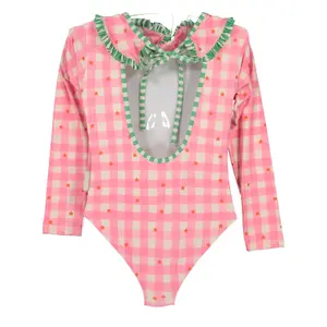 bañador para bebé niña Paper Boat Gingham Stars image-1