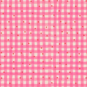 Λαστιχάκι μαλλιών για κορίτσι Paper Boat Gingham Stars image-1