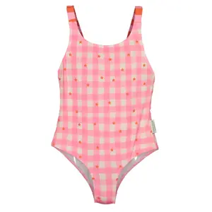 Μαγιό ενός τεμαχίου για κορίτσια Paper Boat Gingham Stars image-0