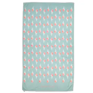 Bath towel Paper Boat Ice Cream Dream image-0
